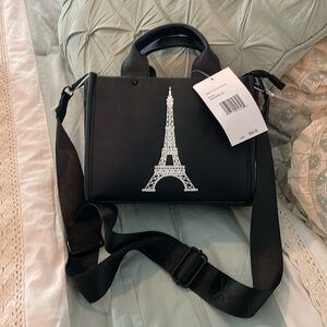 Betsy Johnson Eiffel Tower purse bag